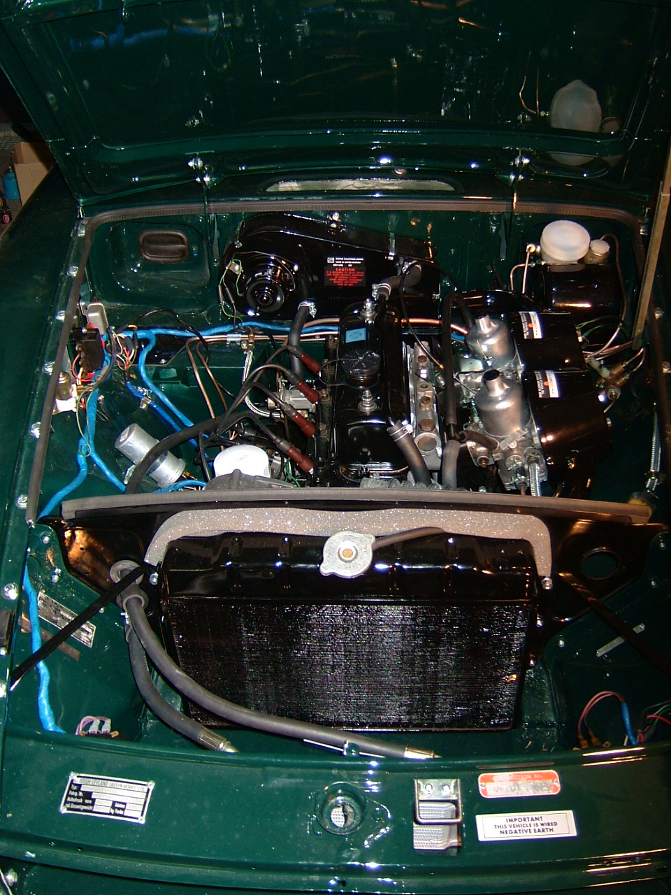 MGB Motorraum